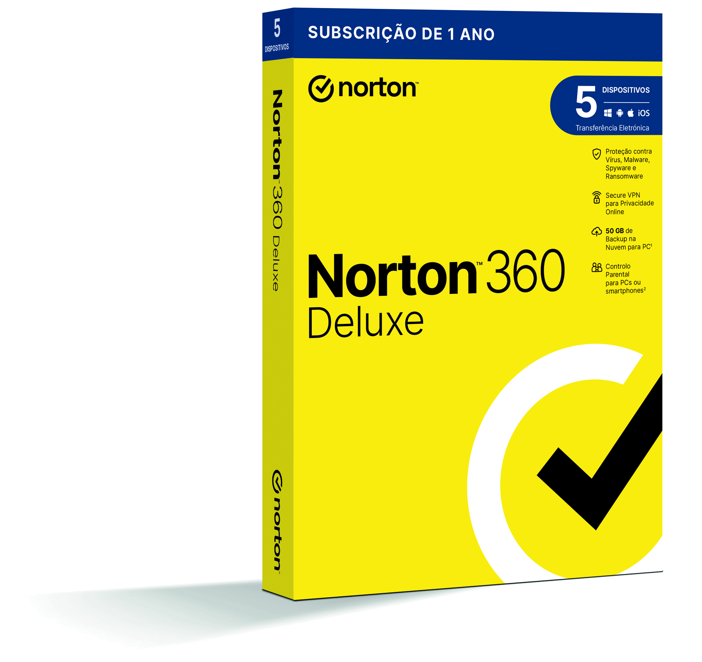Norton 360 Deluxe Cloud 50GB (1 User / 5 Device)