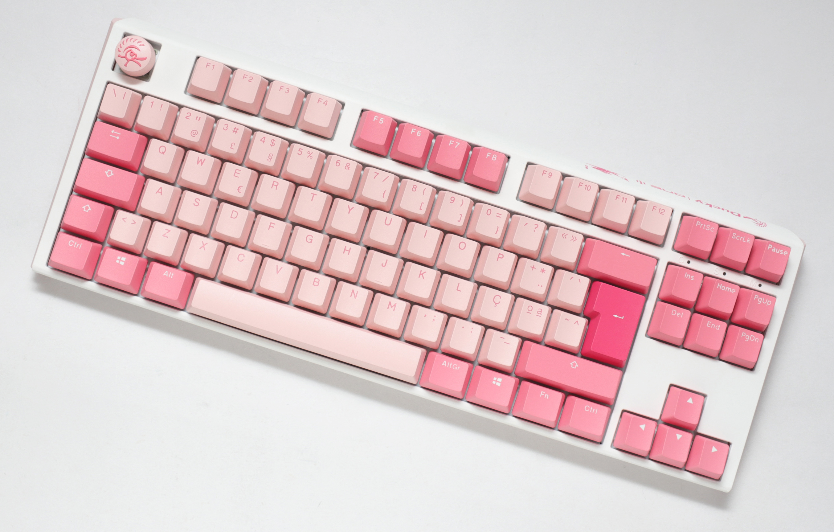 Ducky - ** B Grade ** Teclado Mecânico Ducky ONE 3 Gossamer Pink TKL RGB MX-Silen