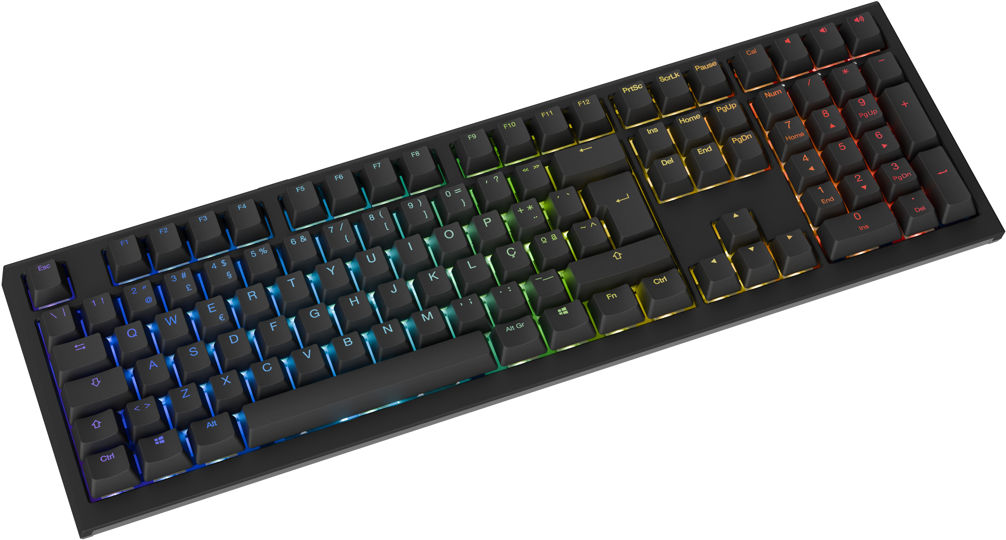 Ducky - Teclado Mecânico Ducky One X 100% Wireless Black RGB Ducky Linear Inductive Switch (PT)