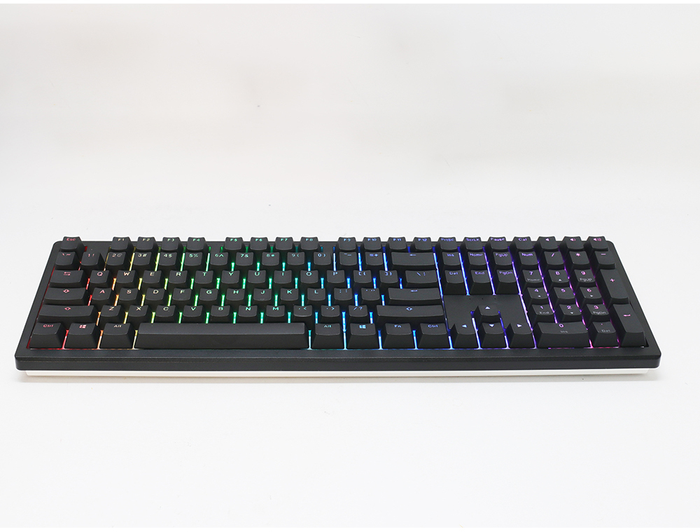 Ducky - Teclado Mecânico Ducky Zero 6108 100% Classic Black RGB Wireless MX2A-Brown (PT)