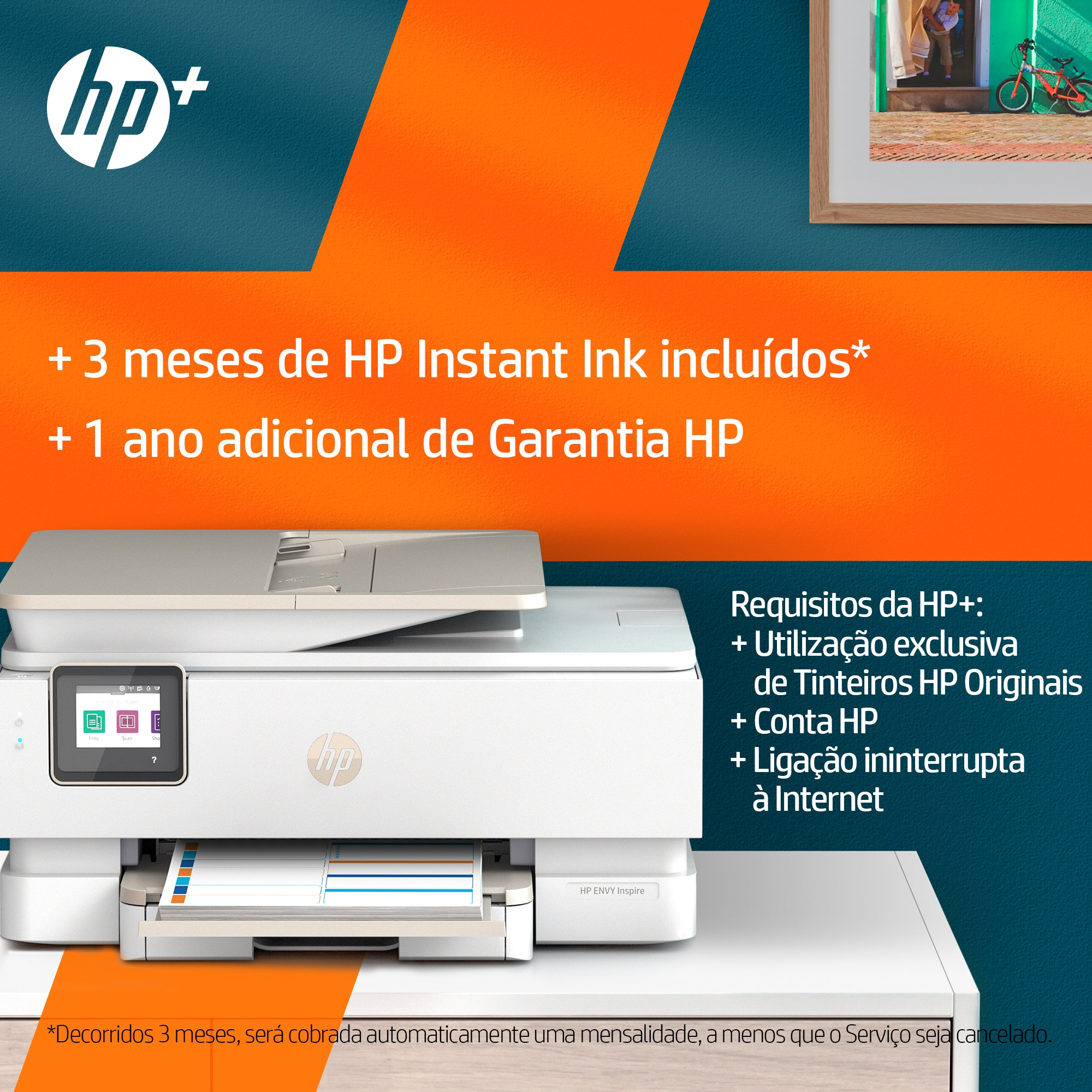 HP - Impressora Multifunções a Jato de Tinta HP Envy Inspire 7920e All-in-One WiFi
