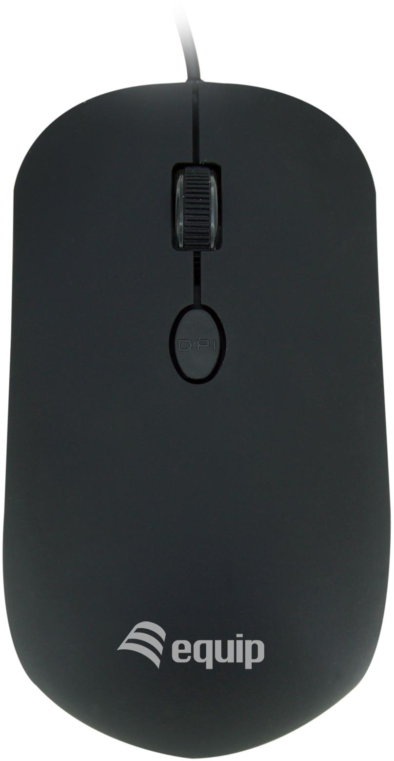 Equip - Rato Equip Comfort USB Preto