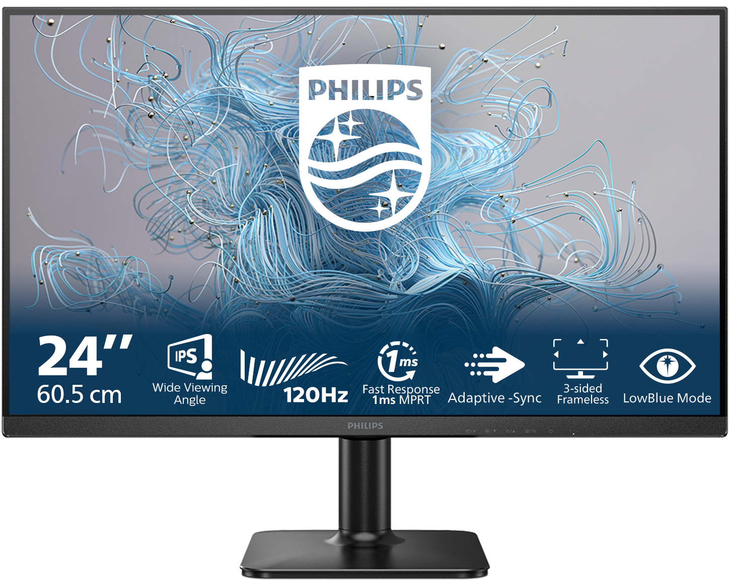 Philips - Monitor Philips Série 1000 24" 24E2N1110 IPS FHD 120Hz 1ms