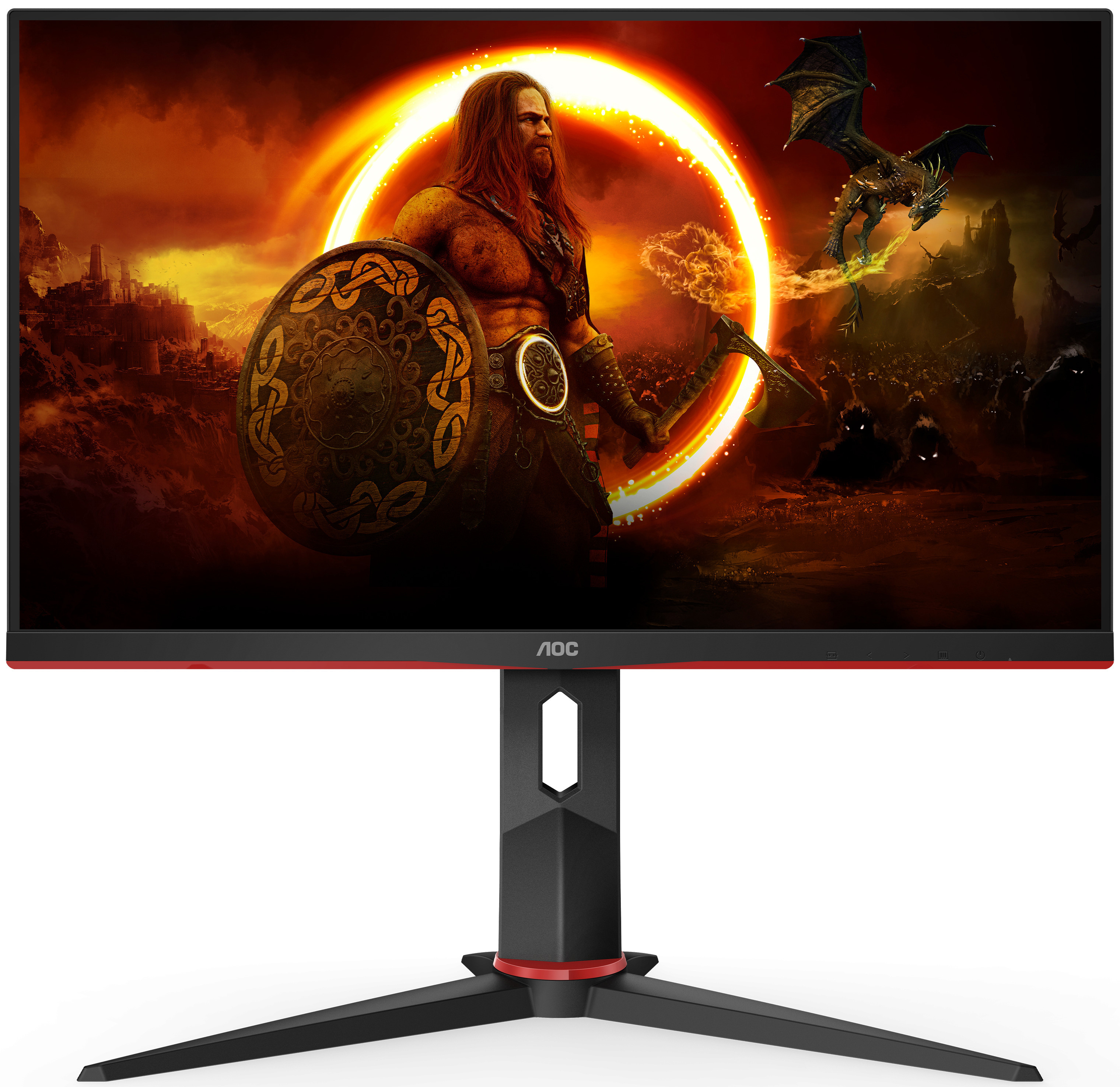 Monitor AOC Gaming 23.8" 24G2SPU/BK IPS FHD 165Hz 1ms G-Sync Compatible