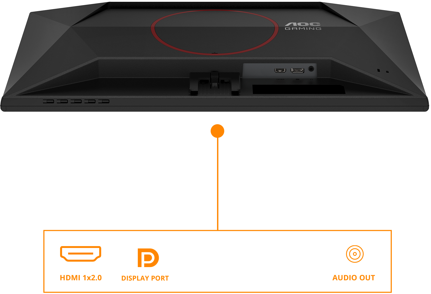 AOC - Monitor AOC Gaming 24.5" 25G42E IPS FHD 180Hz 1ms Adaptive Sync