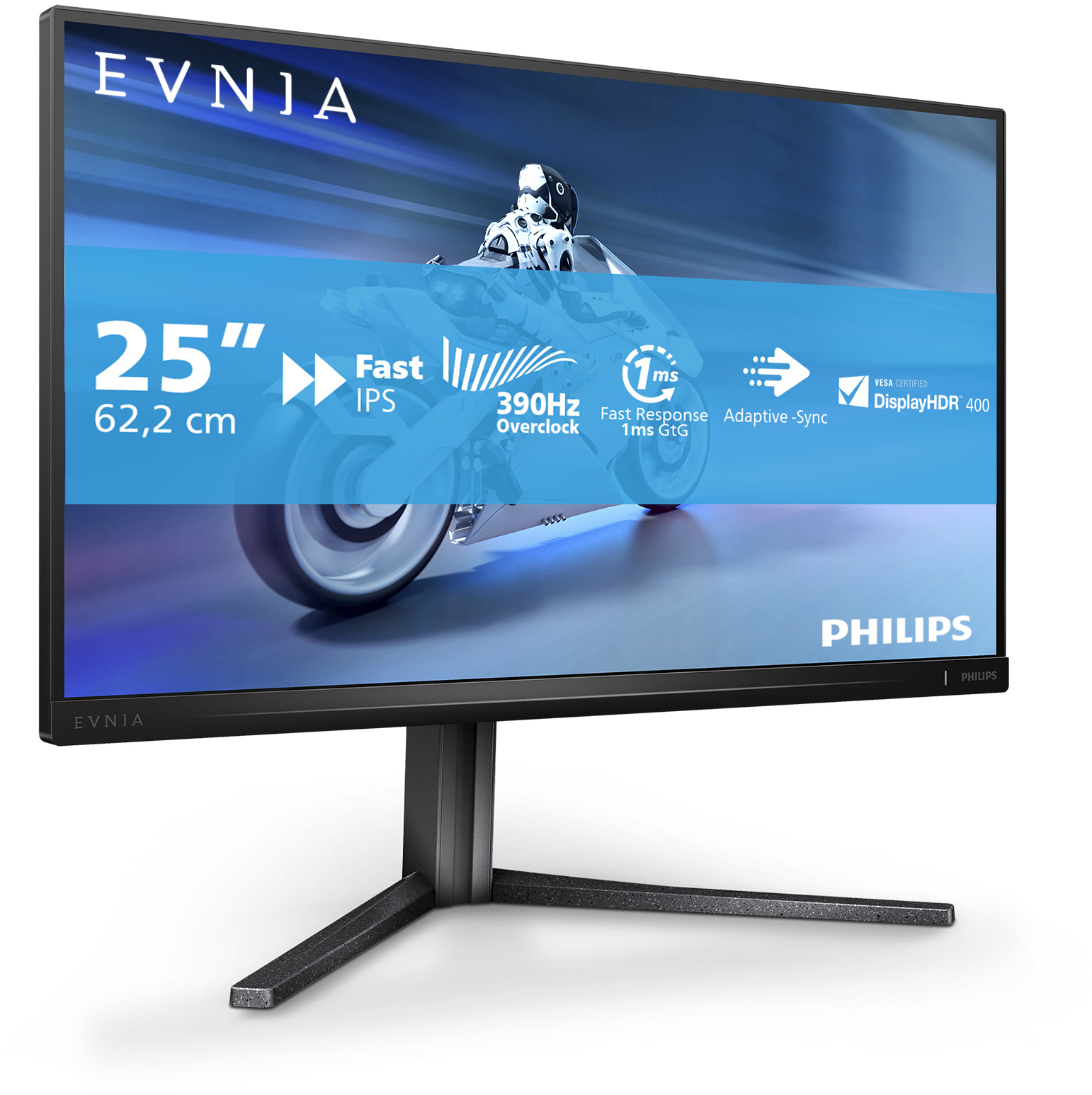 Philips - Monitor Philips Série 5000 24.5" 25M2N5200UVA Fast VA FHD 360Hz 1ms HDR400