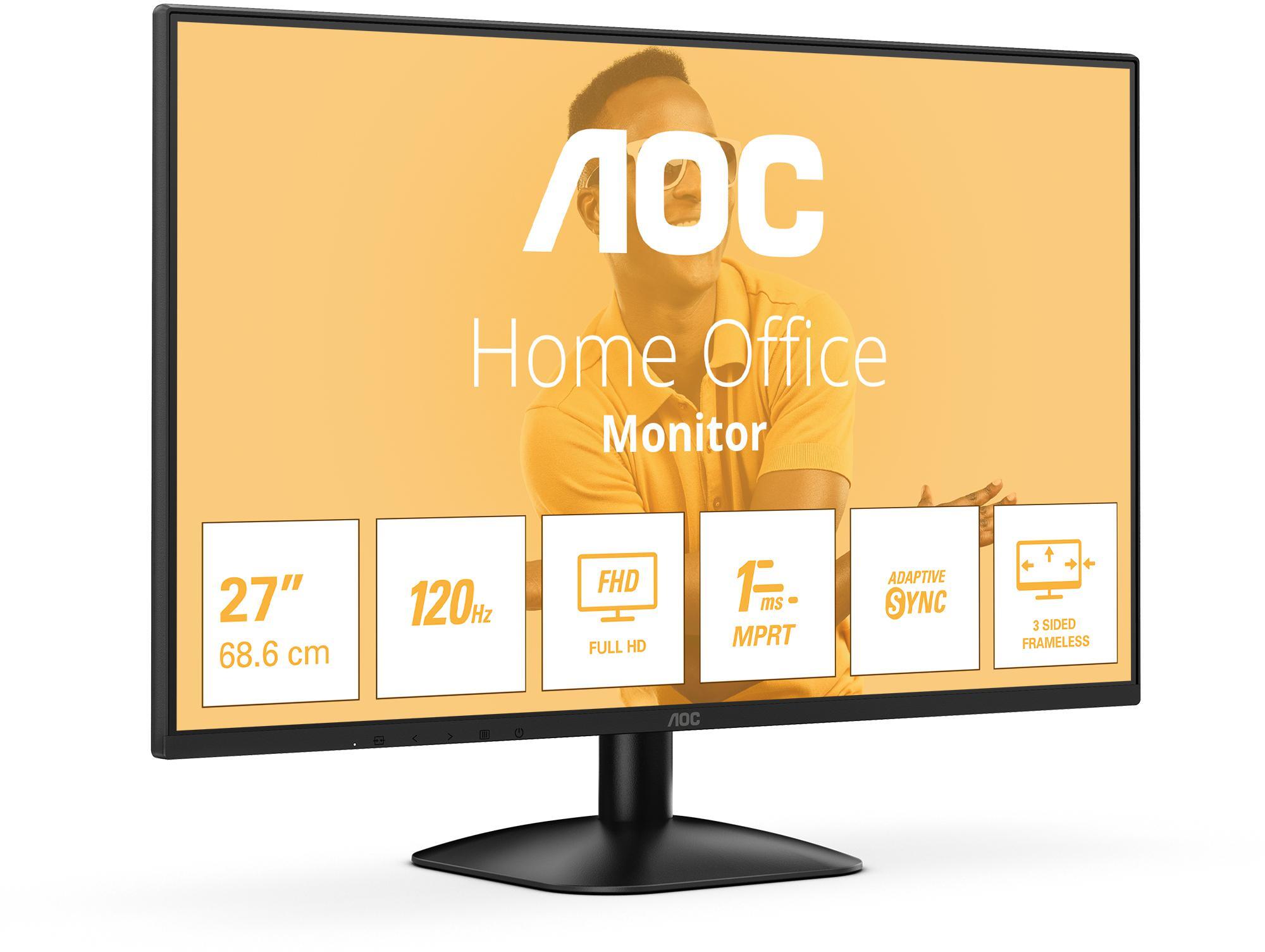  - ** B Grade ** Monitor AOC 27" 27B31H IPS FHD 120Hz 1ms