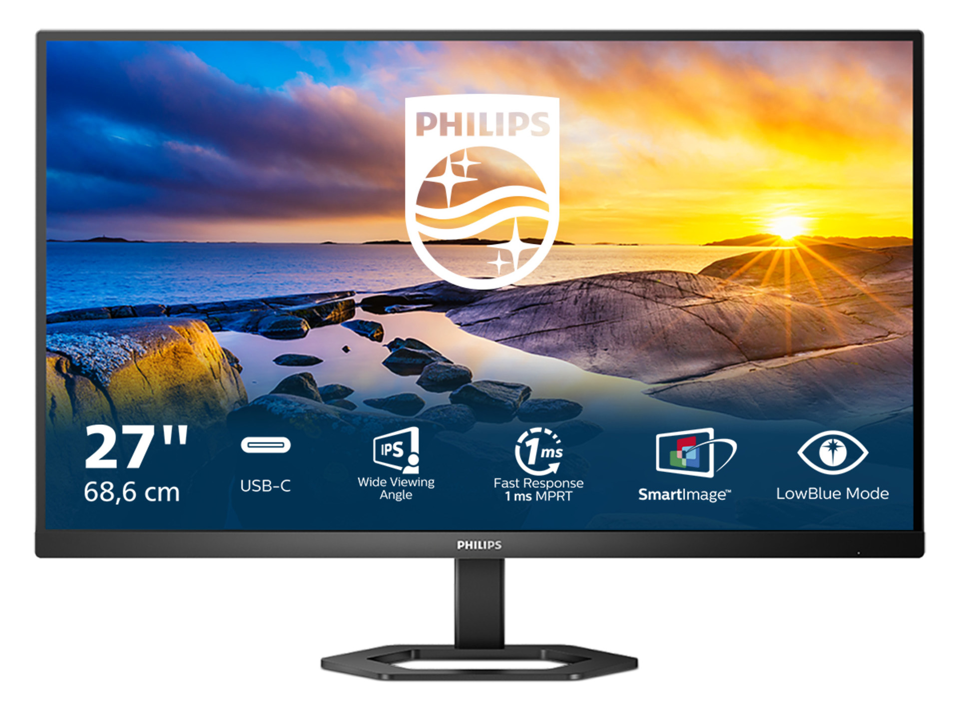 Monitor Philips 27" 27E1N5300AE IPS FHD 75Hz USB-C Freesync