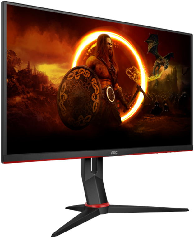 AOC - Monitor Curvo AOC Gaming 27" 27G2ZN3/BK VA FHD 240Hz 1ms Ajuste Altura