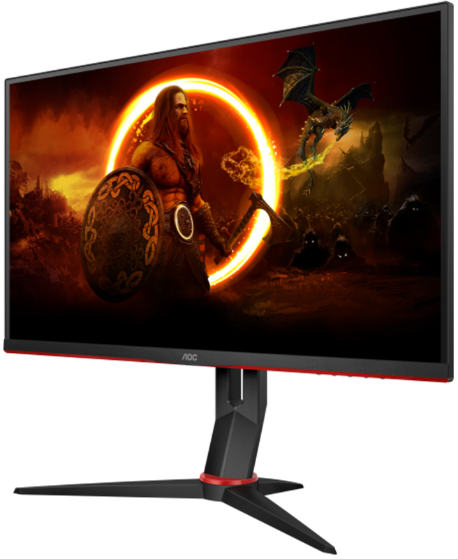 AOC - Monitor Curvo AOC Gaming 27" 27G2ZN3/BK VA FHD 240Hz 1ms Ajuste Altura