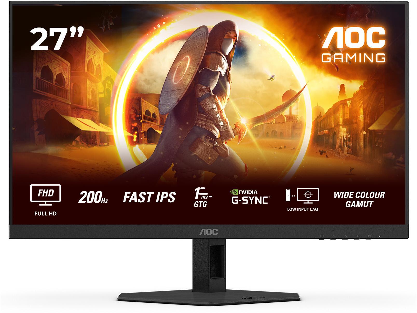 Monitor AGON by AOC 27" 27G4HRE Fast IPS FHD 200Hz 0.5ms G-SYNC Compatible