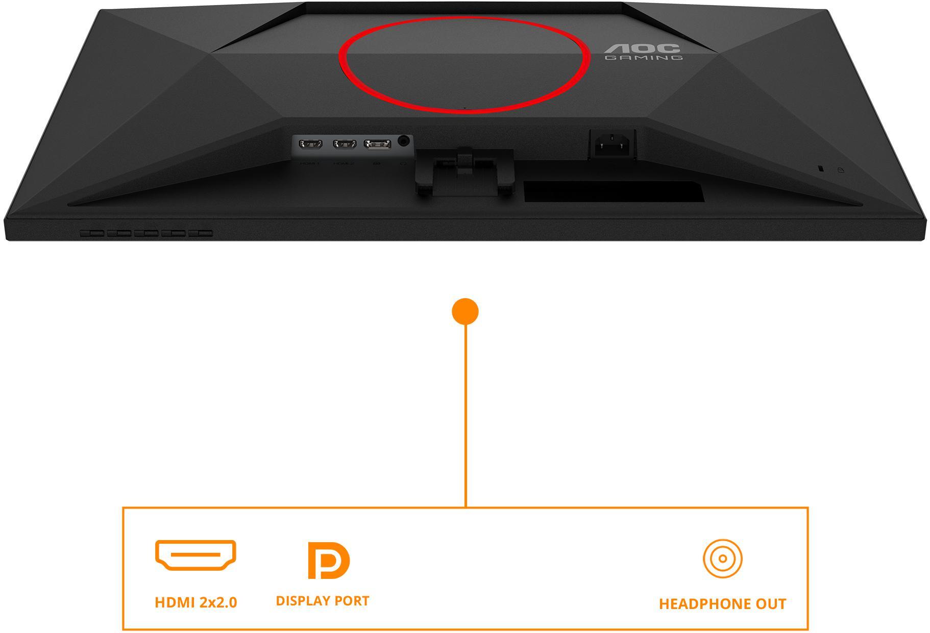 AOC - Monitor AGON by AOC 27" 27G4HRE Fast IPS FHD 200Hz 0.5ms G-SYNC Compatible
