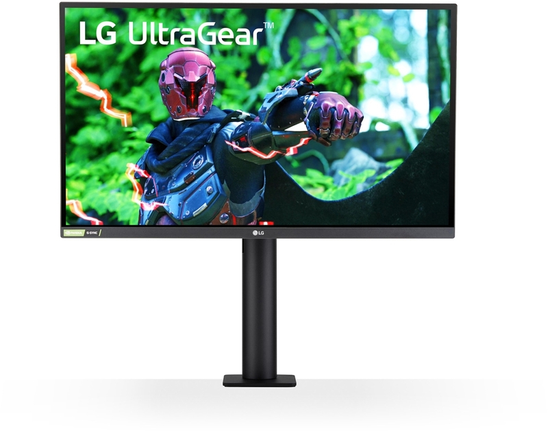 LG - Monitor Gaming LG UltraGear ERGO 27" 27GN880-B Nano IPS QHD 144Hz FreeSync 1ms