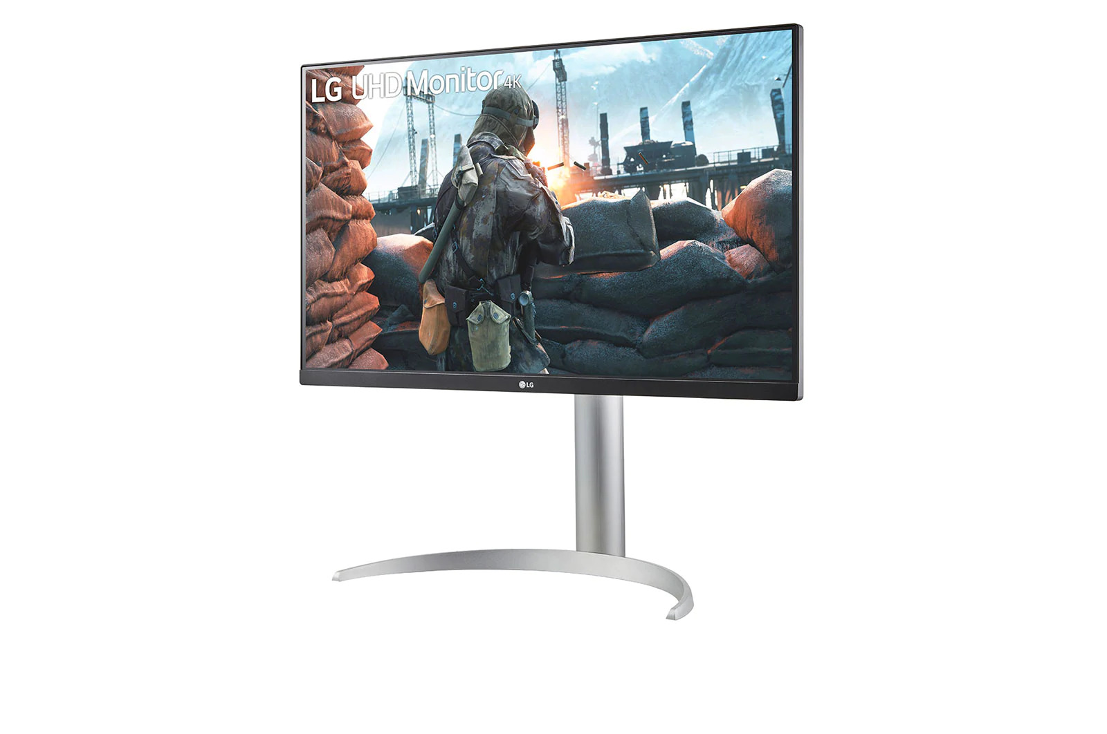 LG - ** B Grade ** Monitor LG UltraFine 27" 27UP650-W IPS 4K 60Hz 5ms HDR 400 FreeSync