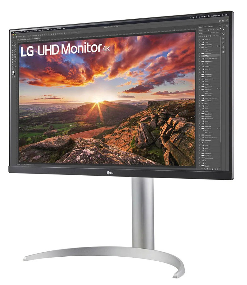 LG - Monitor LG 27" 27UP850N-W IPS 4K 60Hz 5ms HDR400 USB-C(90W)