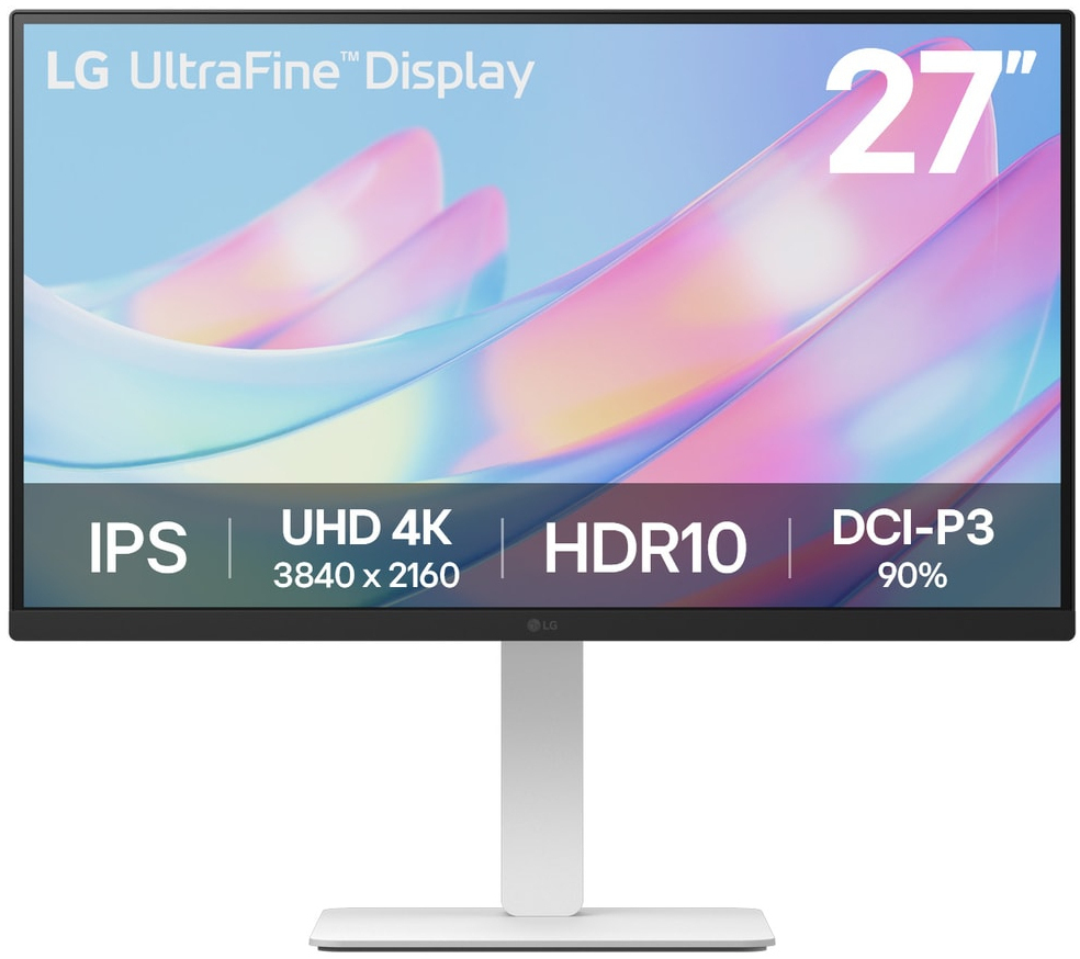 LG - Monitor LG UltraFine 27" 27US550-W IPS 4K 60Hz