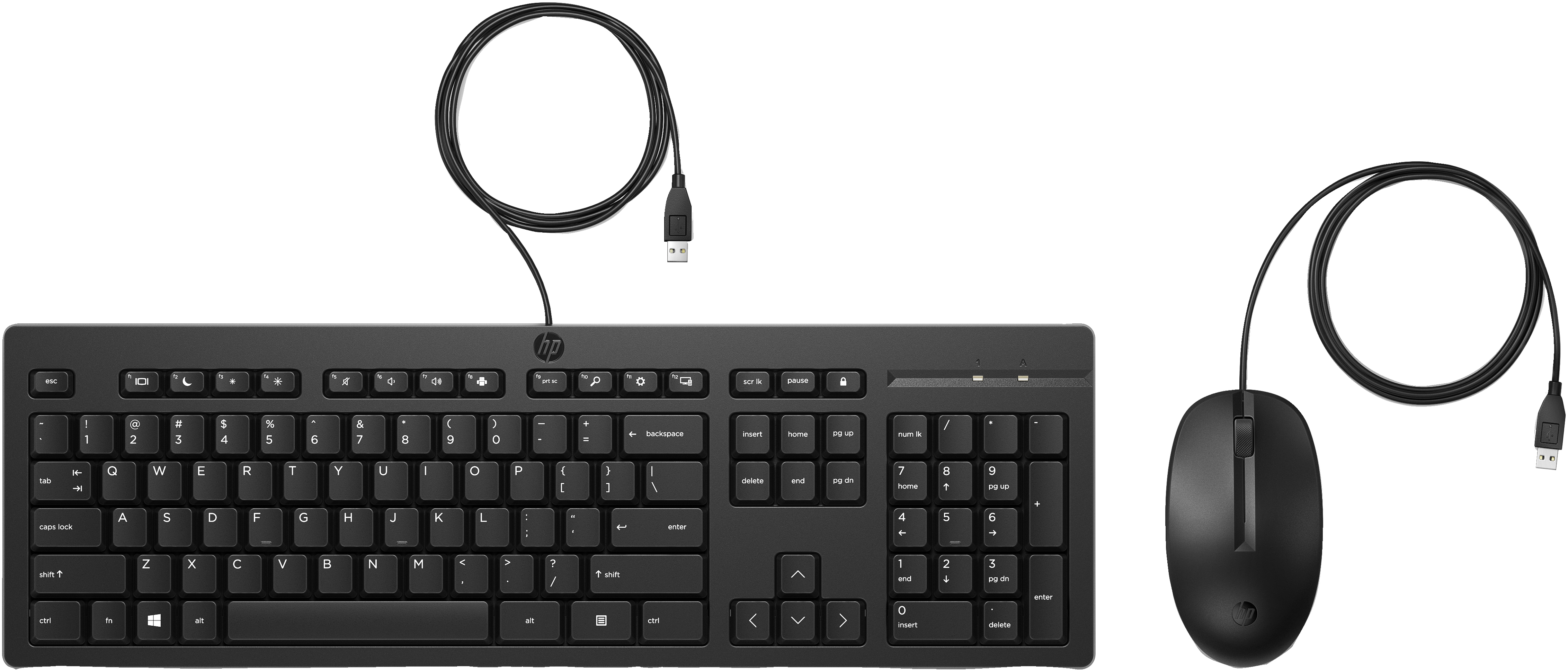 HP - Conjunto Teclado + Rato HP 225 Com Fio