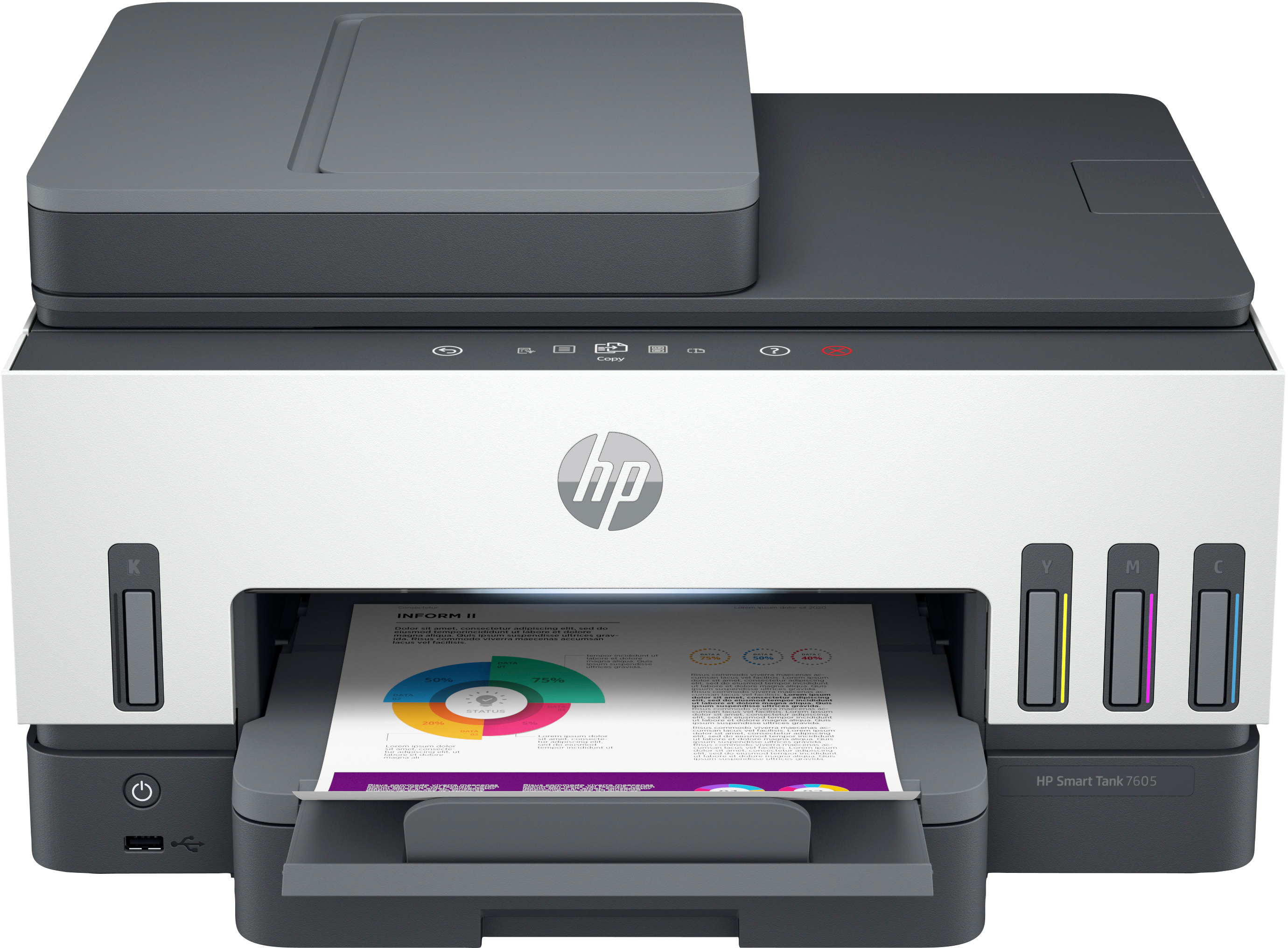 Picture of Picture of Impressora Multifunções a Jato de Tinta HP Smart Tank 7605 All-in-One WiFi