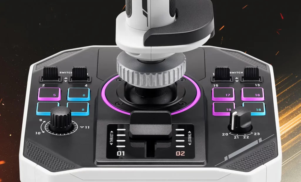 Thrustmaster - Joystick Thrustmaster SOL-R 2 Space Sim Duo