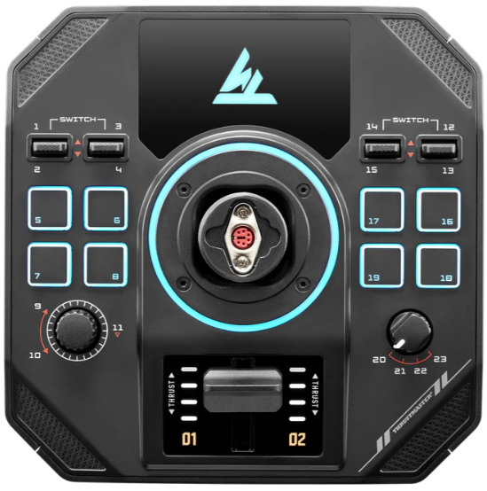 Thrustmaster - Base Joystick Thrusmaster SOL-R 5 H. E. A. R. T.  HOTAS PC