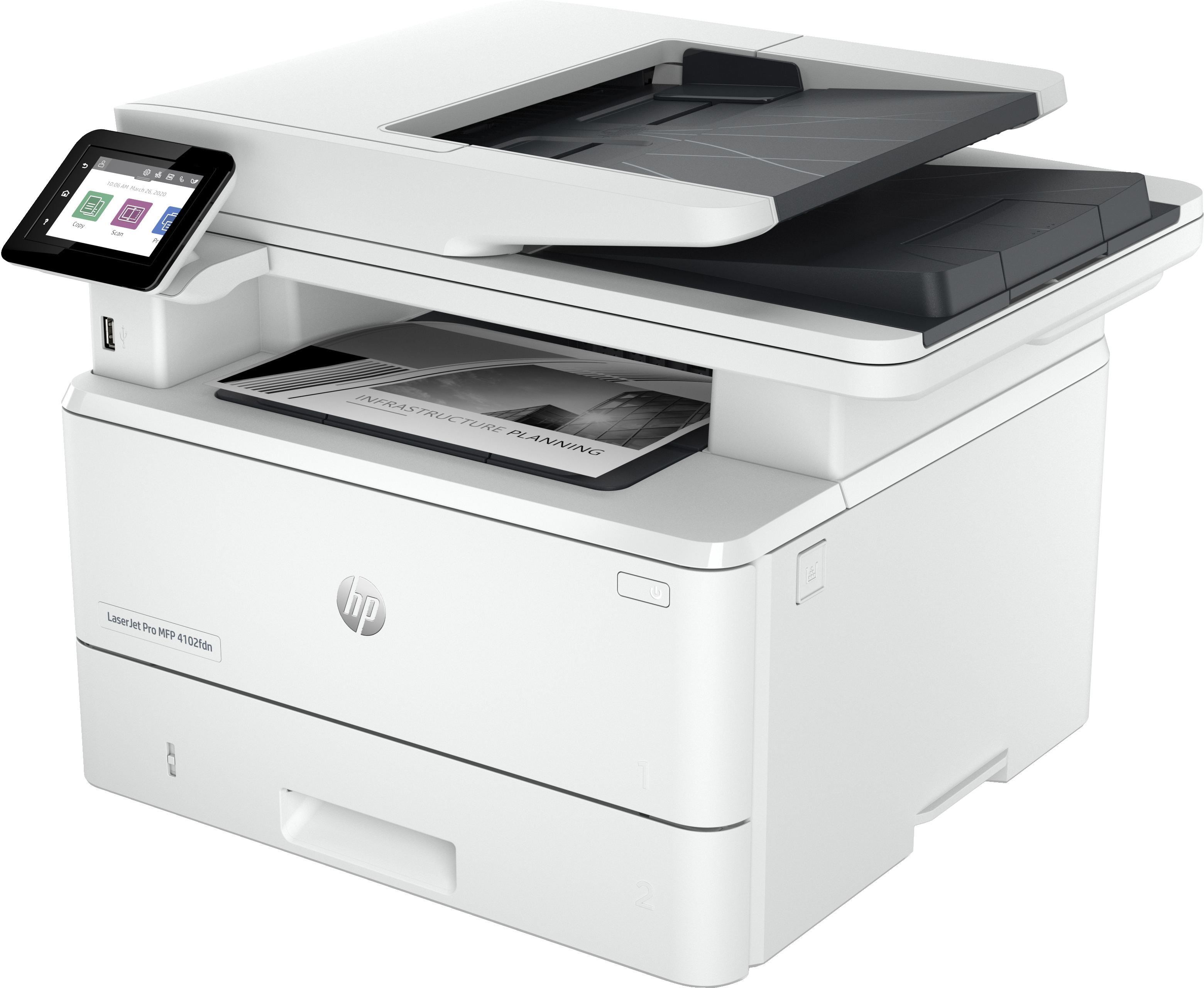 HP - Impressora Multifunções Laser HP LaserJet Pro MFP 4102fdn