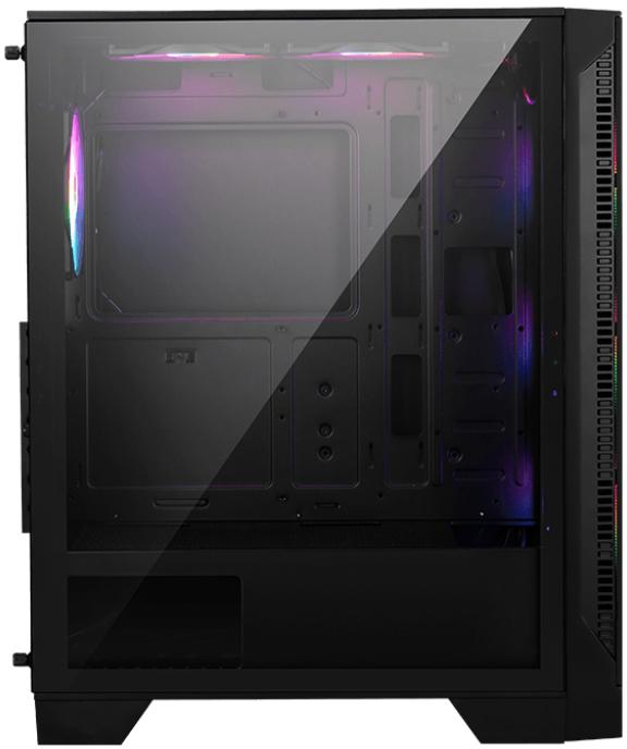 MSI - Caixa ATX MSI MAG FORGE 120A AIRFLOW RGB Vidro Temperado Preta