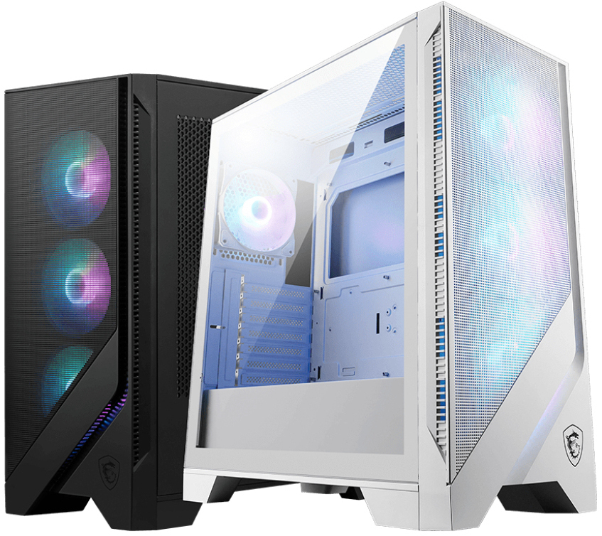 MSI - Caixa ATX MSI MAG FORGE 320R AIRFLOW ARGB Vidro Temperado Branca