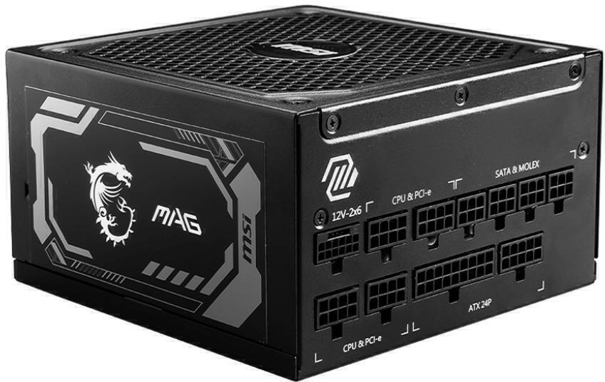 MSI - Fonte Modular MSI MAG A1250GL 1250W 80+ Gold PCIE5