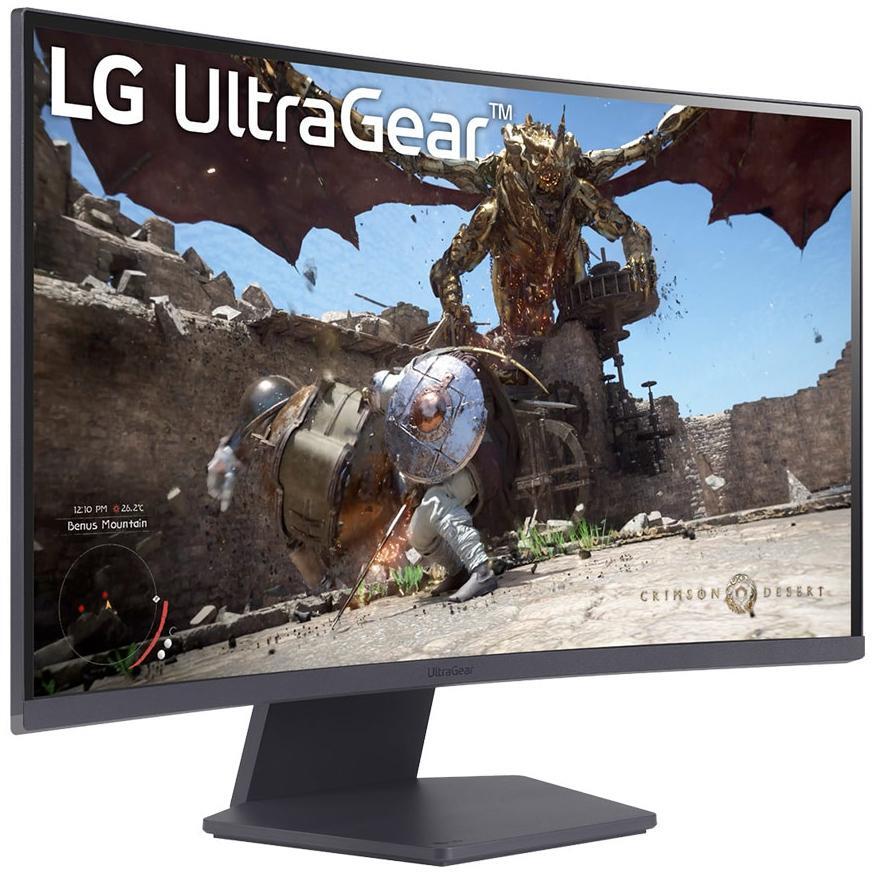 LG - Monitor Curvo Gaming LG UltraGear 32" 32GS60QC-B VA WQHD 180Hz 1ms