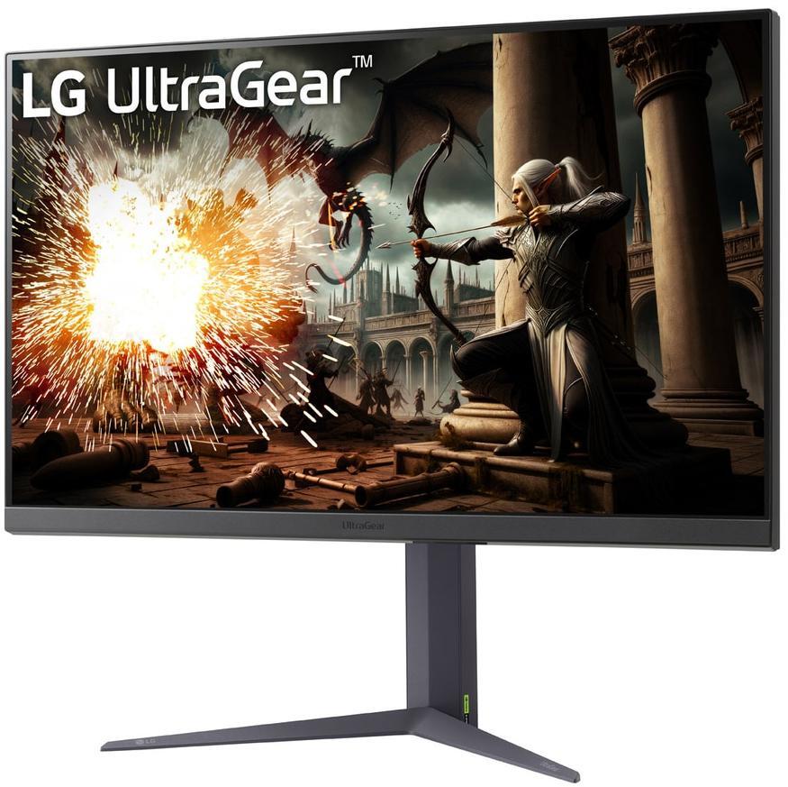 LG - Monitor Gaming LG UltraGear 32" 32GS75Q-B IPS QHD 180Hz 1ms FreeSync Premium / G-SYNC Compatible