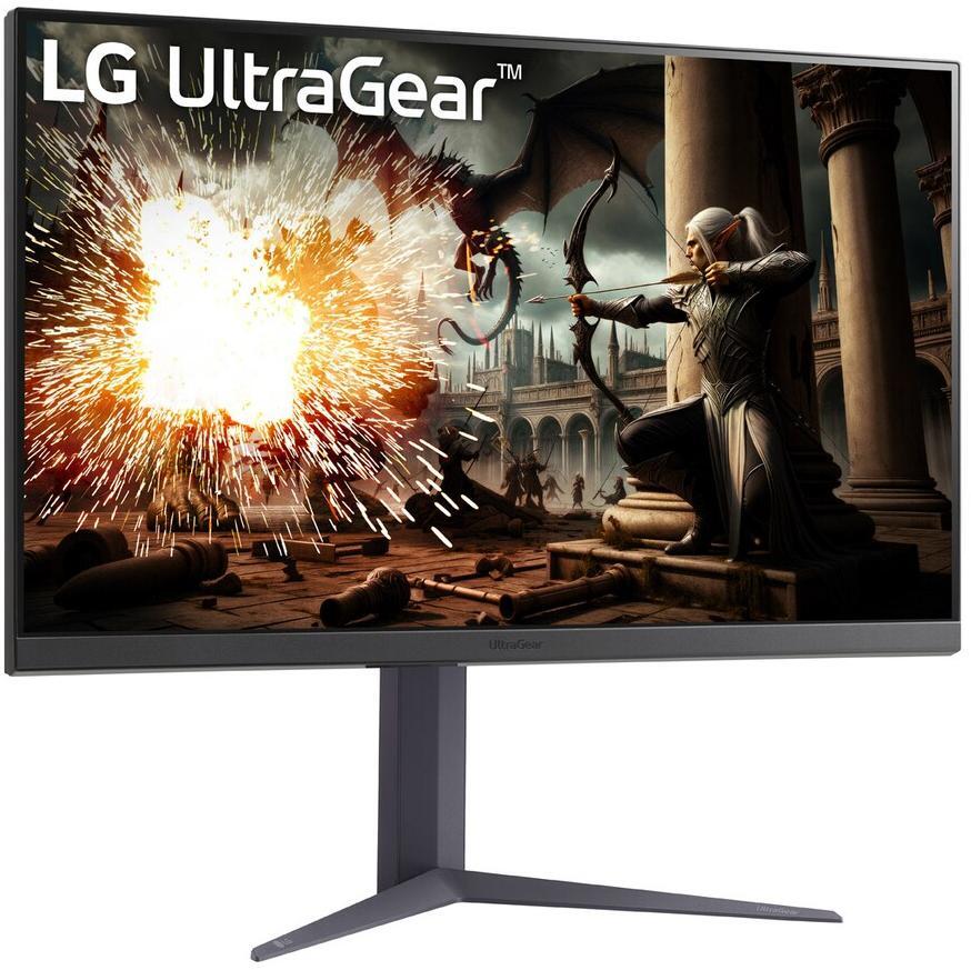 LG - Monitor Gaming LG UltraGear 32" 32GS75Q-B IPS QHD 180Hz 1ms FreeSync Premium / G-SYNC Compatible