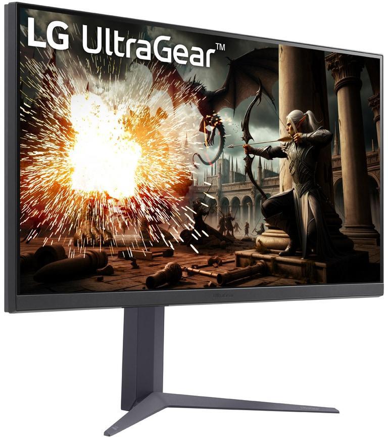 LG - Monitor Gaming LG UltraGear 32" 32GS75Q-B IPS QHD 180Hz 1ms FreeSync Premium / G-SYNC Compatible