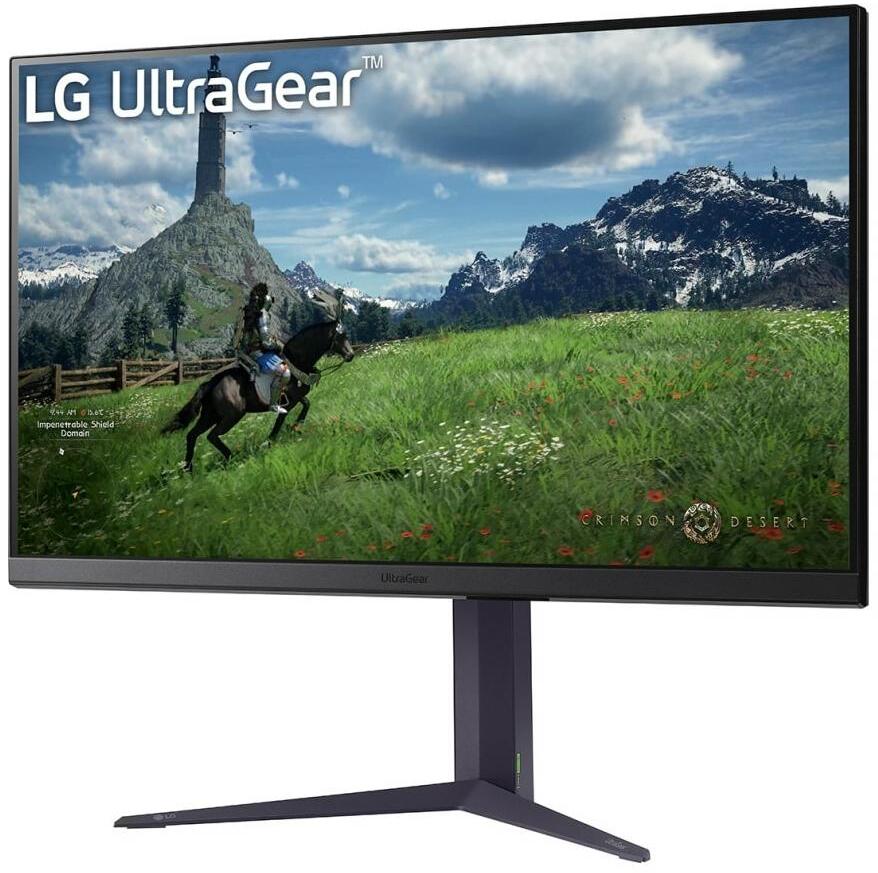 LG - Monitor Gaming LG UltraGear 32" 32GS85Q-B Nano IPS QHD 180Hz (O/C 200Hz) 1ms Compatível G-Sync