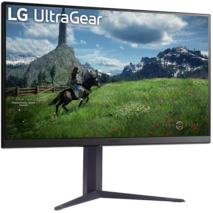 LG - Monitor Gaming LG UltraGear 32" 32GS85Q-B Nano IPS QHD 180Hz (O/C 200Hz) 1ms Compatível G-Sync