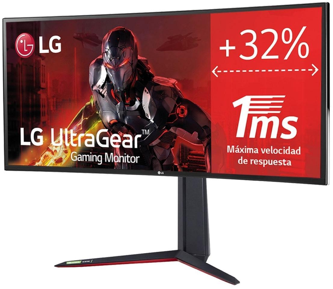 LG - ** B Grade ** Monitor Curvo Gaming LG UltraGear 34" 34GN850P-B Nano IPS UWQHD 160Hz 1ms FreeSync Premium / G-SYNC Compatible