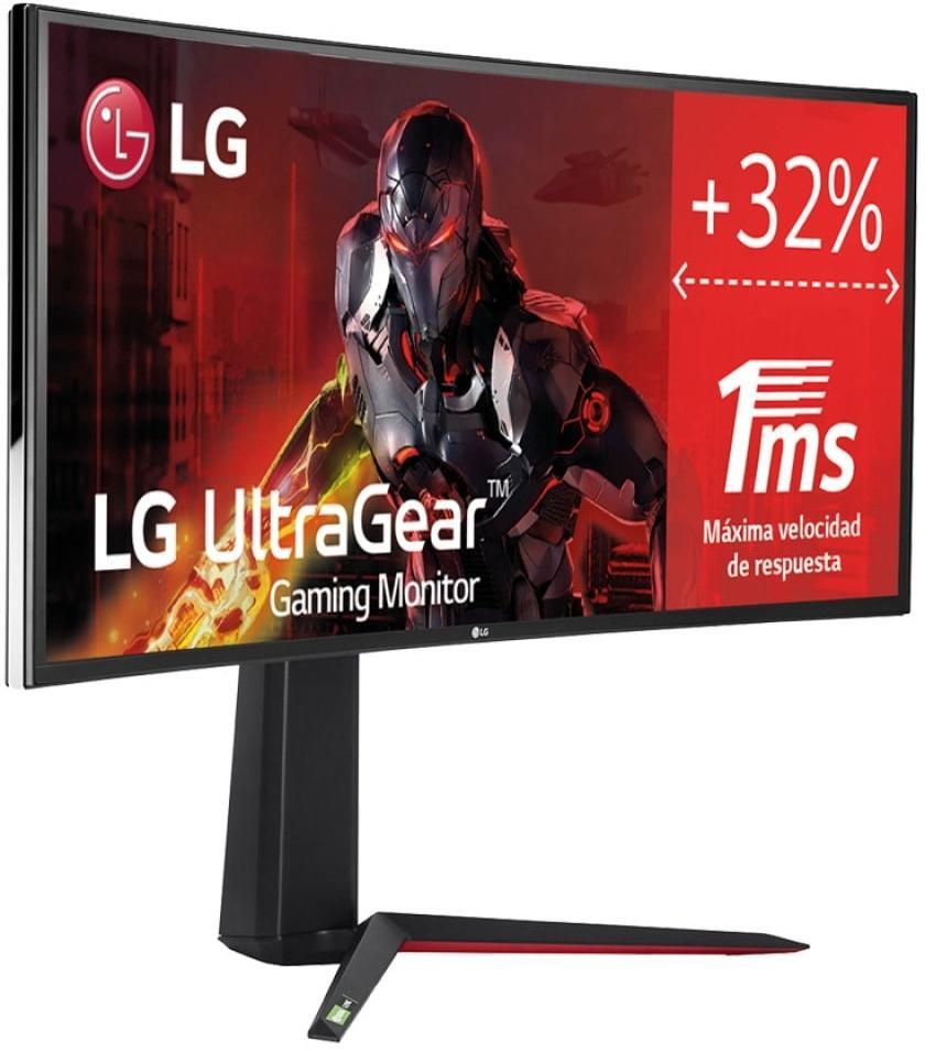 LG - ** B Grade ** Monitor Curvo Gaming LG UltraGear 34" 34GN850P-B Nano IPS UWQHD 160Hz 1ms FreeSync Premium / G-SYNC Compatible