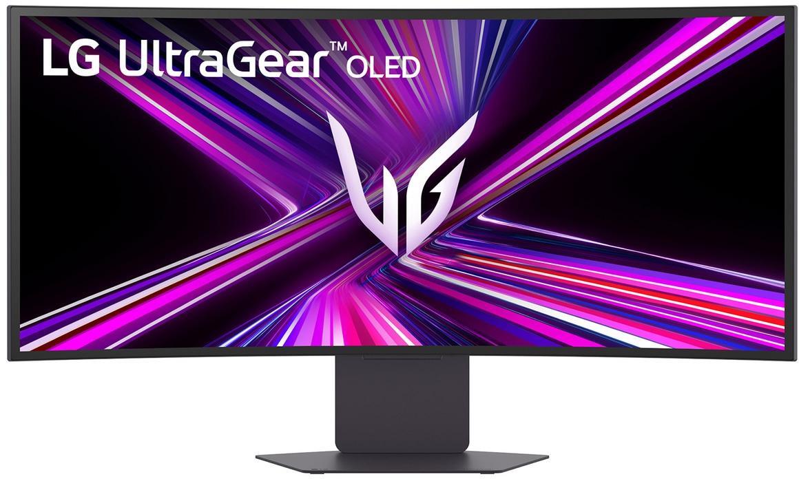 LG - Monitor Curvo Gaming LG UltrGear 34" 34GX900A OLED WQHD 240Hz 0.03ms G-Sync Compatible Smart webOS Preto
