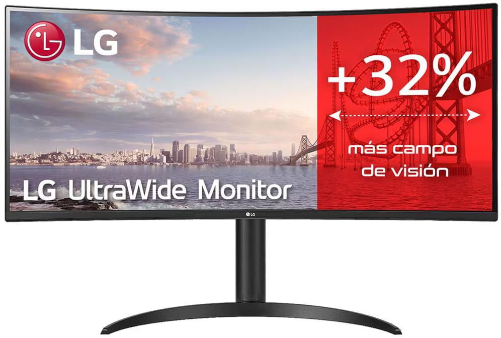 Monitor Curvo LG UltraWide 34" 34WP75CP-B VA UWQHD 160Hz 1ms FreeSync Premium