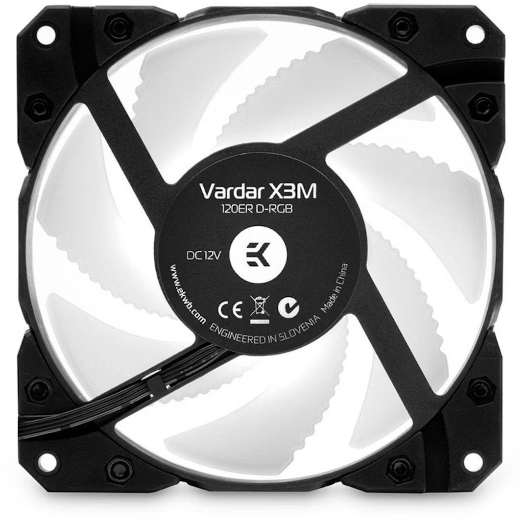 EKWB - ** B Grade ** Ventoinha EKWB Vardar X3M 120ER PWM D-RGB Preto