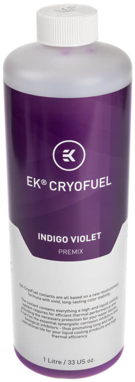 Líquido EKWB CryoFuel Premix Indigo Violet 1000ml