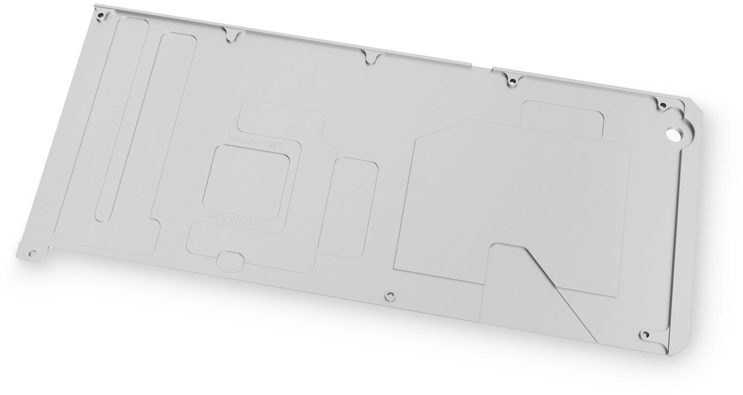 EKWB - Backplate VGA EKWB EK-Quantum Vector FTW3 RTX 3070 Ti - Níquel