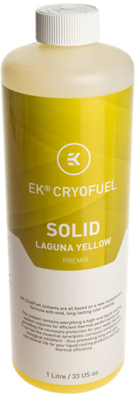 Líquido EKWB Solid Premix Laguna Yellow 1000ml