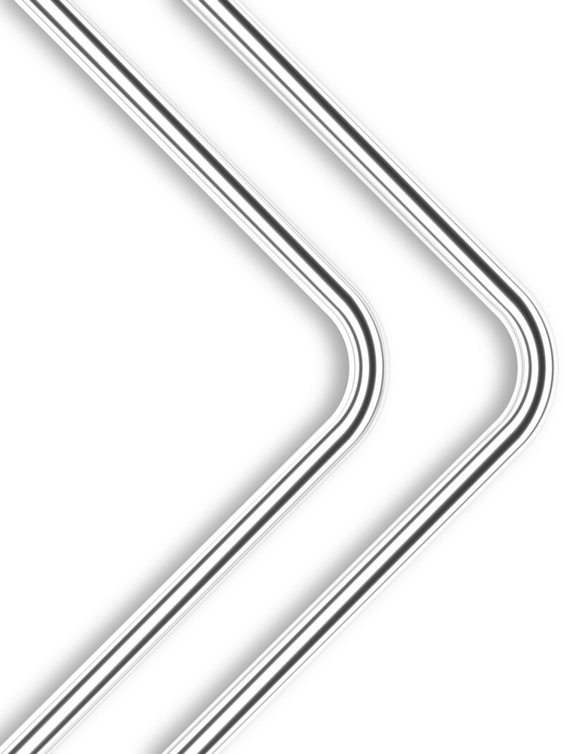 EKWB - Tubo Rígido EKWB Loop Metal Pré-Dobrado 90º 14mm 80cm Níquel (Pack 2)