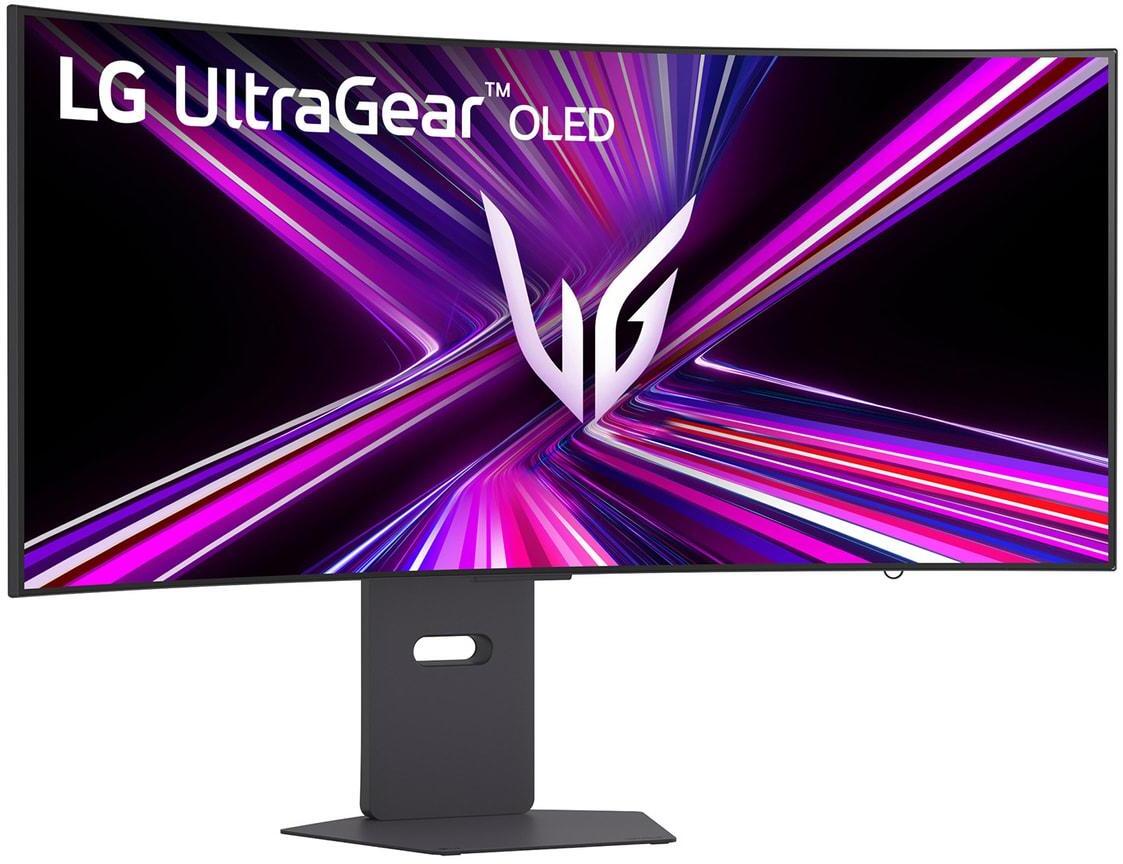 LG - Monitor Curvo Gaming LG UltrGear 39" 34GX90SA OLED WQHD 240Hz 0.03ms G-Sync Compatible Smart webOS