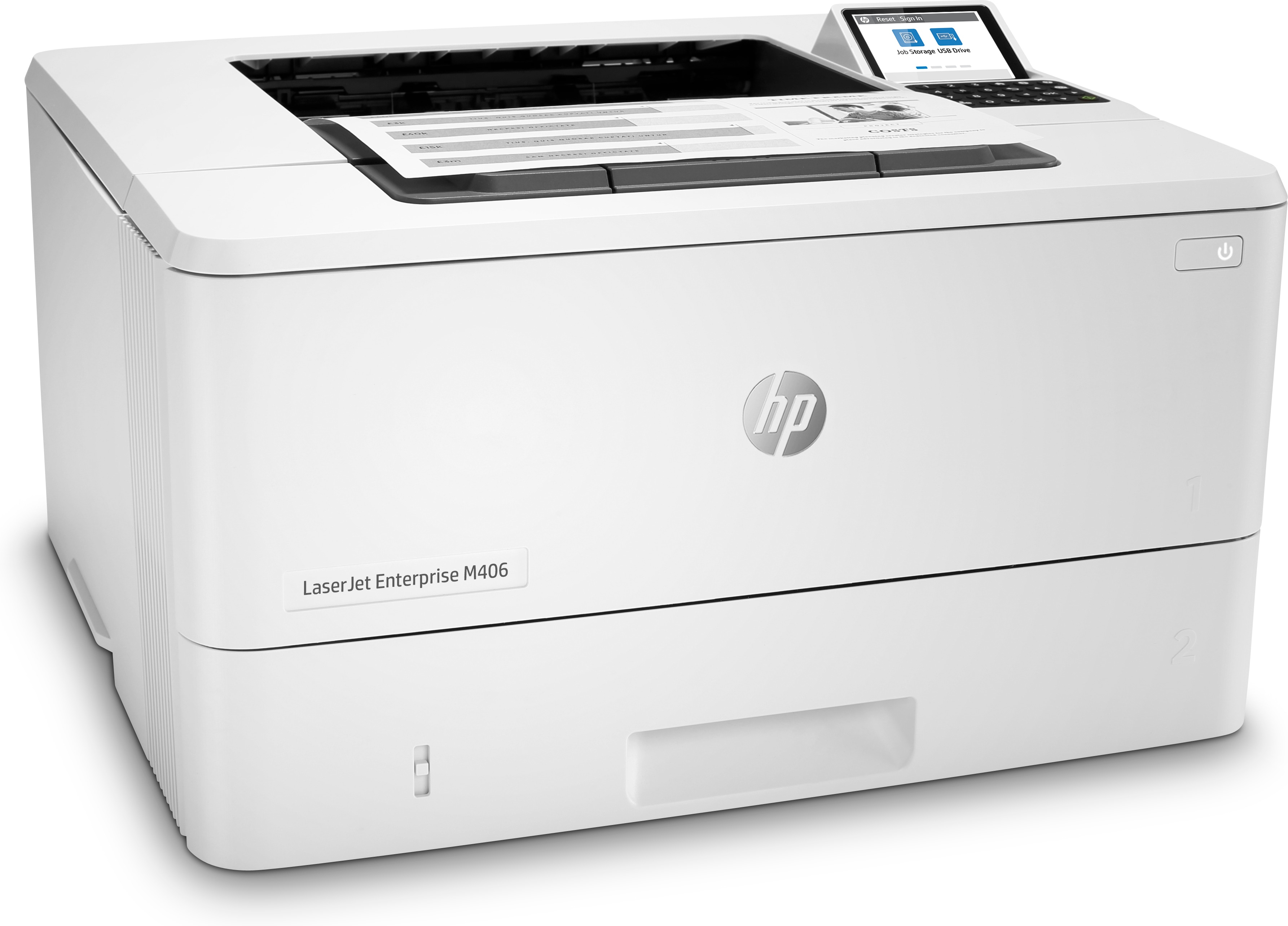 HP - Impressora Laser HP LaserJet Enterprise M406dn