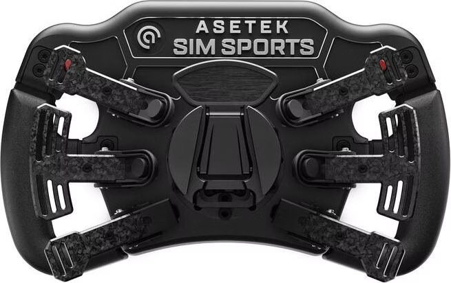 Asetek SimSports - Volante Asetek SimSports Invicta Formula 4.3" LCD, USB-C, Red on Black