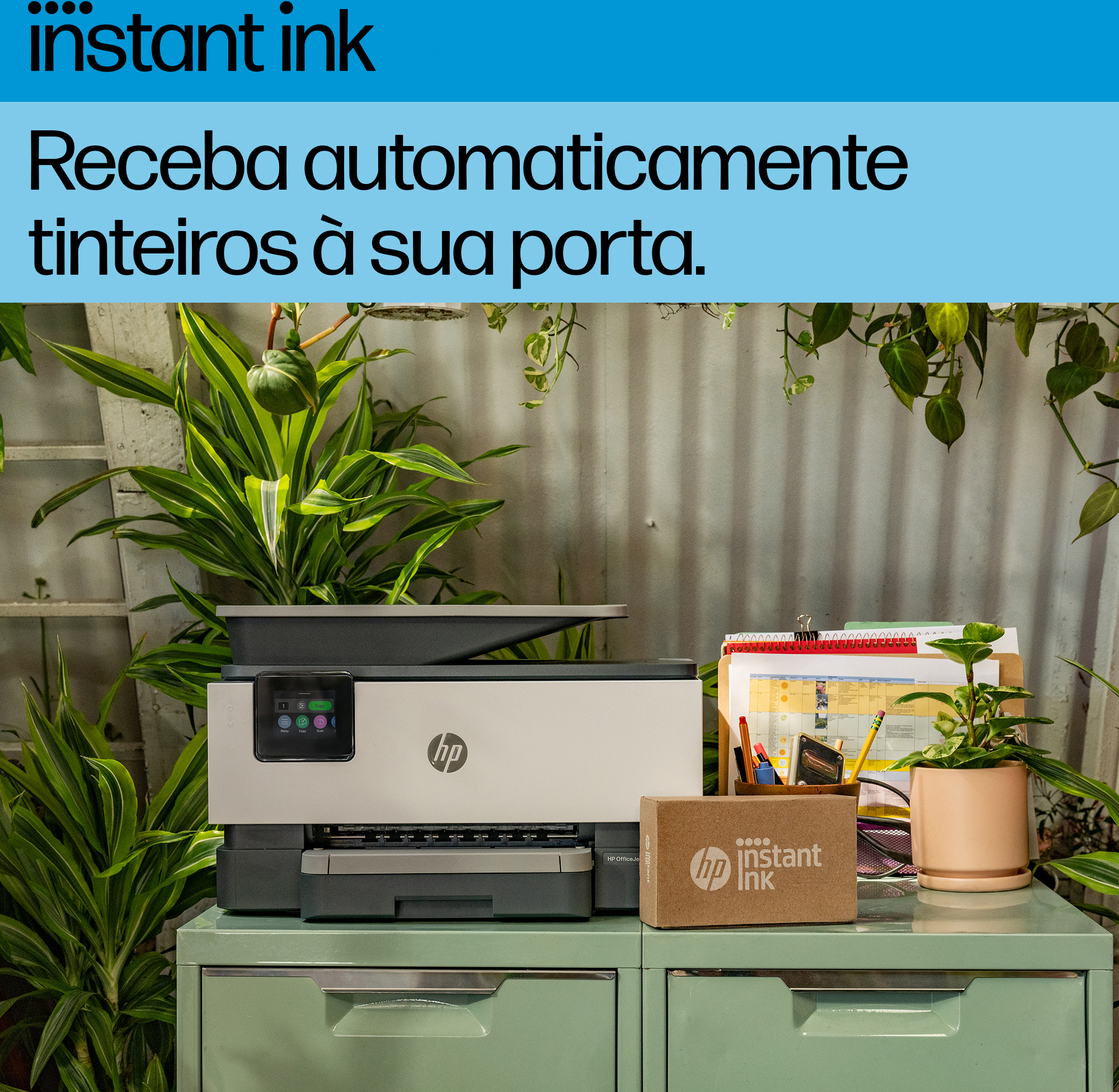 HP - Impressora Multifunções a Jato de Tinta HP OfficeJet Pro 9122e All-in-One WiFi