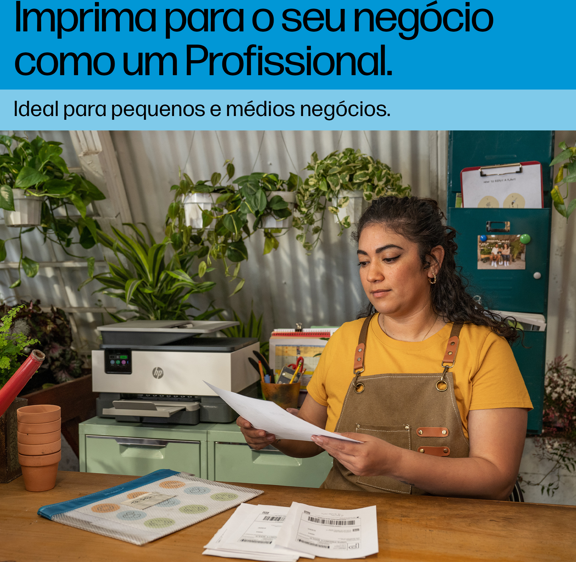 HP - Impressora Multifunções a Jato de Tinta HP OfficeJet Pro 9122e All-in-One WiFi