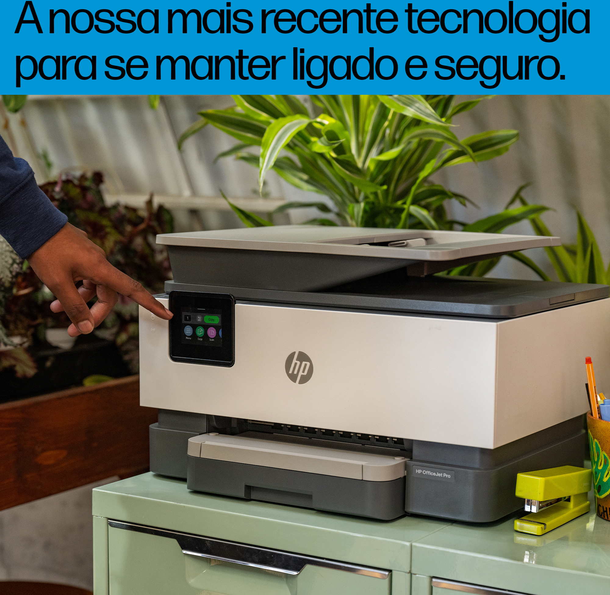 HP - Impressora Multifunções a Jato de Tinta HP OfficeJet Pro 9122e All-in-One WiFi