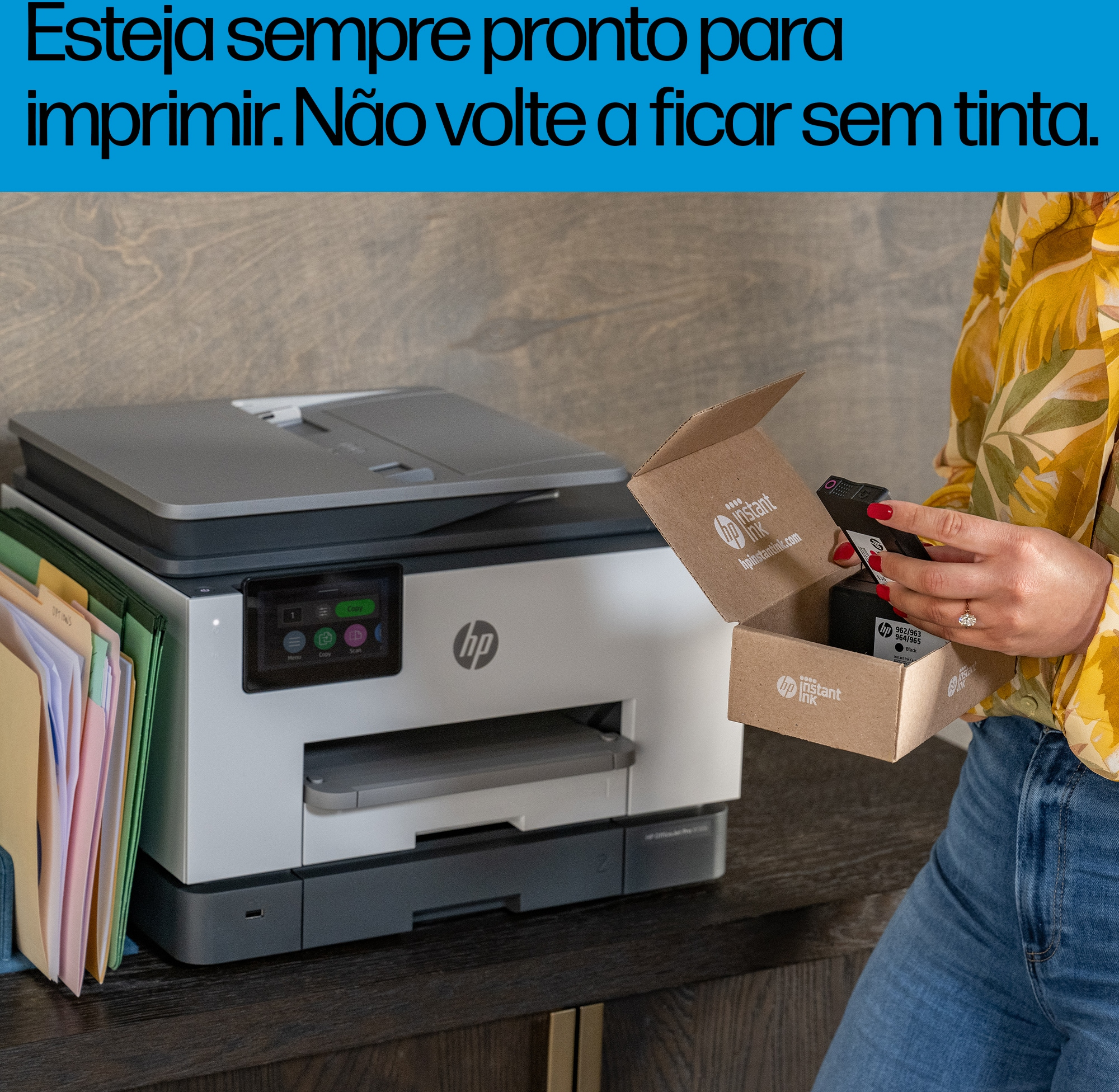 HP - Impressora Multifunções a Jato de Tinta HP OfficeJet Pro 9135e All-in-One WiFi